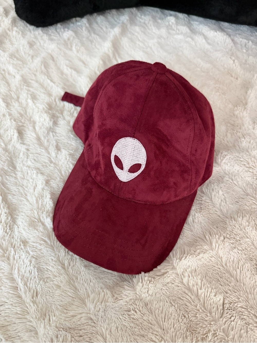Red Alien Embroidered Baseball hat